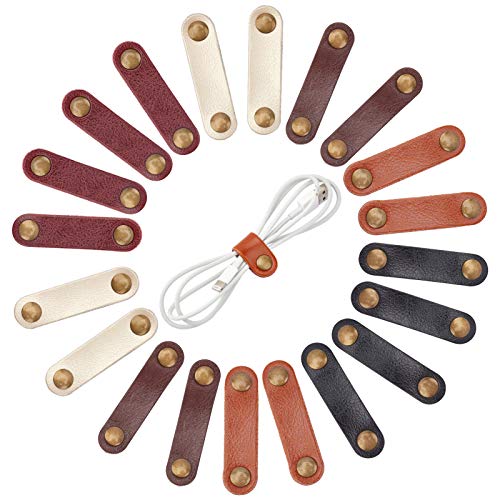 GORGECRAFT 20 Stück Leder Kabelbinder Kabelbinder Kabelorganisatoren Kabelmanagement Für USB-Kabel Kopfhörerkabel, Kurze Träger GORGECRAFT 20 Stück Leder Kabelbinder Kabelbinder Kabelorganisatoren Kabelmanagement Für USB-Kabel Kopfhörerkabel, Kurze Träger von GORGECRAFT