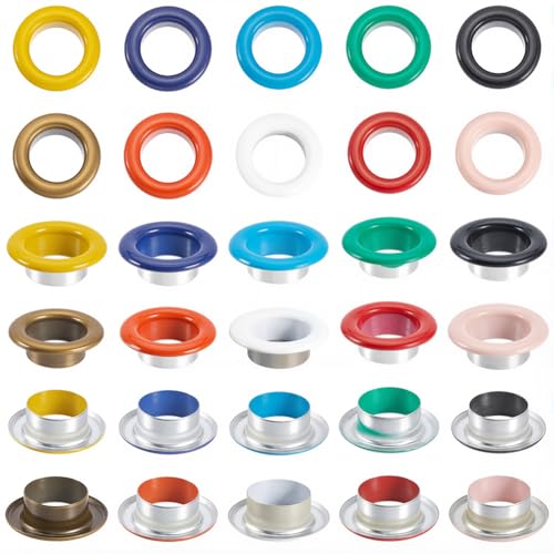 GORGECRAFT 200 Set 10 Farben Selbstklebende Ösen 8mm Loch Metall Quicklet Ösen Set Mini ID Ösen Ösen Mit Unterlegscheiben Zum Reparieren von Perlenkernen Kleidung Schuhen Leder Segeltuch DIY Bastelarb GORGECRAFT 200 Set 10 Farben Selbstklebende Ösen 8mm Loch Metall Quicklet Ösen Set Mini ID Ösen Ösen Mit Unterlegscheiben Zum Reparieren von Perlenkernen Kleidung Schuhen Leder Segeltuch DIY Bastelarb von GORGECRAFT