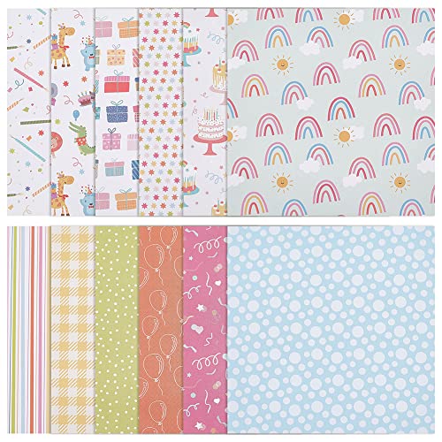 GORGECRAFT 24 Blatt 12 Stile Gemusterter Papierblock 15.2x15.2cm Sammelalbum-Papierpackung Einseitig Geburtstags-Motto-Muster Bunte Karton-Sammlung Dekoratives Album-Hintergrundpapier Kartenhandwerk GORGECRAFT 24 Blatt 12 Stile Gemusterter Papierblock 15.2x15.2cm Sammelalbum-Papierpackung Einseitig Geburtstags-Motto-Muster Bunte Karton-Sammlung Dekoratives Album-Hintergrundpapier Kartenhandwerk von GORGECRAFT