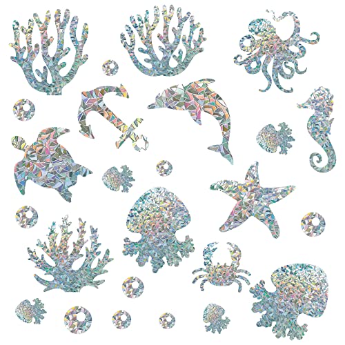 GORGECRAFT 25St Meerestiere Fensteraufkleber Schildkröte Statische Glasschiebetür Aufkleber Strand Oktopus Seepferdchen Koralle Haftet Nicht Klebende Vinylfolie Home Decals Verhindert Vogelschlag GORGECRAFT 25St Meerestiere Fensteraufkleber Schildkröte Statische Glasschiebetür Aufkleber Strand Oktopus Seepferdchen Koralle Haftet Nicht Klebende Vinylfolie Home Decals Verhindert Vogelschlag von GORGECRAFT