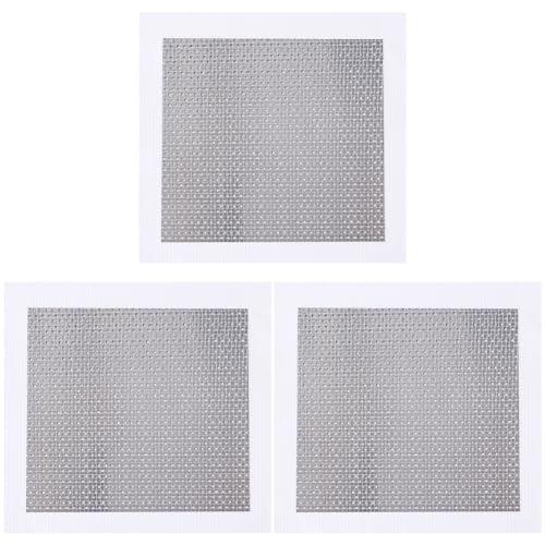 GORGECRAFT 3 Blatt Wandreparaturflicken Aus Aluminium Trockenbau-Reparatur Große Lochflickenabdeckung Mit Selbstklebendem Metallgitter Schnelle Reparatur Für Löcher In Deckenputzwänden 24.9x25.1 cm von GORGECRAFT