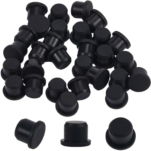 GORGECRAFT 30Stk Stopfen Für Salz- Und Pfefferstreuer 11.5mm Innendurchmesser Schwarzer Silikonstopfen Rohrdichtungsstopfen Wiederverwendbar Ersatzeinsatz Lochstopfen Endabdeckungen Flaschen Rohre GORGECRAFT 30Stk Stopfen Für Salz- Und Pfefferstreuer 11.5mm Innendurchmesser Schwarzer Silikonstopfen Rohrdichtungsstopfen Wiederverwendbar Ersatzeinsatz Lochstopfen Endabdeckungen Flaschen Rohre von GORGECRAFT