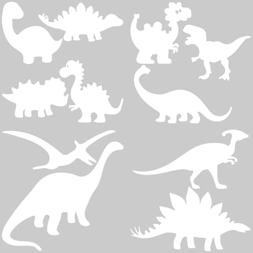 GORGECRAFT 4 Stil 4 Stück Tyrannosaurus Pterosaurier Autoaufkleber Weiß Reflektierend Dinosaurier Auto Stoßstange Aufkleber Wasserdicht PET Auto Außendekor Aufkleber Für SUV LKW Motorrad Türen Wände GORGECRAFT 4 Stil 4 Stück Tyrannosaurus Pterosaurier Autoaufkleber Weiß Reflektierend Dinosaurier Auto Stoßstange Aufkleber Wasserdicht PET Auto Außendekor Aufkleber Für SUV LKW Motorrad Türen Wände von GORGECRAFT