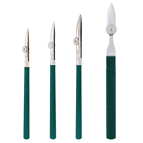 GORGECRAFT 4 Stück Art Ruling Pens Fine Line Masking Fluid Pen Einstellbarer Fine Line Pen Zum Zeichnen, Montieren von Kunstkünstlern， 4 Größen von GORGECRAFT