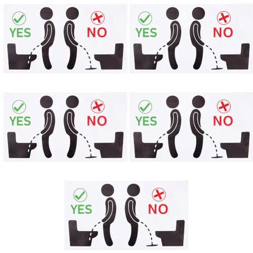 GORGECRAFT 5 Stück Toiletten Zielaufkleber Töpfchentraining Toiletten Pipi Zielaufkleber Abnehmbar Selbstklebend Schwarz Wasserdicht Stoßstangenaufkleber Für Toilette Urinal Badezimmer Dekorative Wand von GORGECRAFT