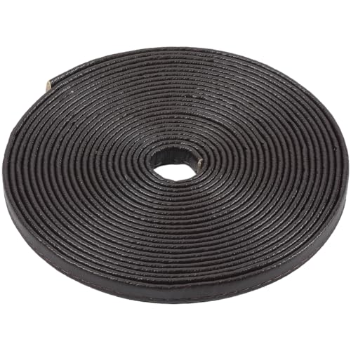 GORGECRAFT 5 m X 8mm X 2.1mm Doppelseitige Lederstreifen Kokosnussbraun PU Lederband Flaches Lederband Handgenähter Rand PU Fäden Schnüre Für Heimwerker Griffe Gürtelherstellung Handschuhe Handtaschen von GORGECRAFT