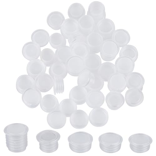 GORGECRAFT 50Stk Salz- Und Pfefferstreuer-Stopfen In 5 Größen Mit Zuglasche Transparenter Kunststoffstopfen Ersatz-Flaschenstopfen 16mm Bis 18.5mm Innendurchmesser Endabdeckungen Für Flaschen Rohre GORGECRAFT 50Stk Salz- Und Pfefferstreuer-Stopfen In 5 Größen Mit Zuglasche Transparenter Kunststoffstopfen Ersatz-Flaschenstopfen 16mm Bis 18.5mm Innendurchmesser Endabdeckungen Für Flaschen Rohre von GORGECRAFT