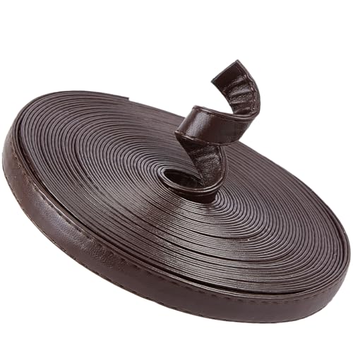 GORGECRAFT 5m X 12mm Doppelseitige Lederstreifen 2mm Dickes Kunstlederband Handgenähter Rand Flache Lederschnur Fäden Schnüre Für DIY-Handwerk Griffwickel Gürtelherstellung Werkstatt Kokosnuss Braun GORGECRAFT 5m X 12mm Doppelseitige Lederstreifen 2mm Dickes Kunstlederband Handgenähter Rand Flache Lederschnur Fäden Schnüre Für DIY-Handwerk Griffwickel Gürtelherstellung Werkstatt Kokosnuss Braun von GORGECRAFT