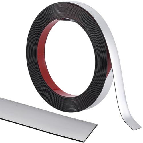 GORGECRAFT 5m X 15mm Zierleiste Zum Abziehen Und Aufkleben Silberfarbener Flexibler Spiegelrand Selbstklebender Zierstreifen Für Wand Decke Bodenpaneel Schrank Fliesenkante Kleiderschrank Rahmenleiste von GORGECRAFT