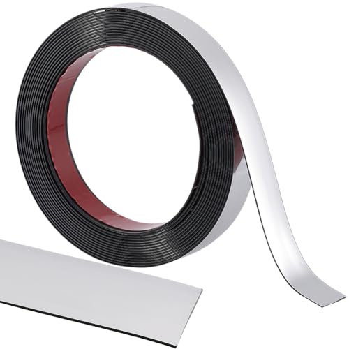 GORGECRAFT 5m X 20mm Zierleiste Zum Abziehen Und Aufkleben Silberfarbener Flexibler Spiegelrand Selbstklebender Zierstreifen Für Wand Decke Bodenpaneel Schrank Fliesenkante Kleiderschrank Rahmenleiste von GORGECRAFT