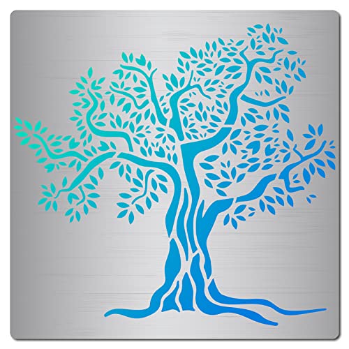 GORGECRAFT 6.3-Zoll-Baum des Lebens Schablone Natürliche Pflanzen Edelstahl Baum Metall Schablonen Dekoration Zeichenvorlagen Journal Werkzeug Zum Malen von Holzbrandbrandmalerei Und Gravierarbeiten GORGECRAFT 6.3-Zoll-Baum des Lebens Schablone Natürliche Pflanzen Edelstahl Baum Metall Schablonen Dekoration Zeichenvorlagen Journal Werkzeug Zum Malen von Holzbrandbrandmalerei Und Gravierarbeiten von GORGECRAFT