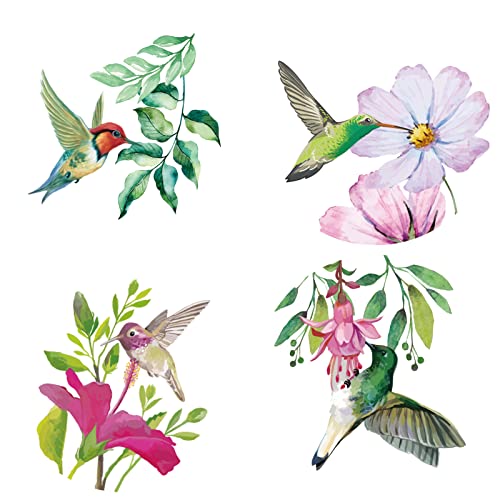 GORGECRAFT 6.3x6.3" Kolibri-Fensteraufkleber Frühlings-Fensteraufkleber Nicht Klebend Blumen Fensterfolie Bunte Blätter Fenster-Strike-Präventions-Aufkleber Vermeidung von Vogel-Streiks Aufkleber GORGECRAFT 6.3x6.3" Kolibri-Fensteraufkleber Frühlings-Fensteraufkleber Nicht Klebend Blumen Fensterfolie Bunte Blätter Fenster-Strike-Präventions-Aufkleber Vermeidung von Vogel-Streiks Aufkleber von GORGECRAFT