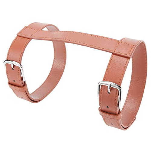 GORGECRAFT 66 x 20 cm Tragbare Picknickdecke Aus PU-Leder Für Den Außenbereich Tragegurt Motorrad-Deckengurte Bettrollengurte Für Rucksack Picknick Camping Festivals (Sattelbraun) von GORGECRAFT