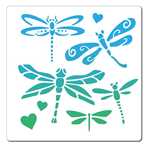 GORGECRAFT 7.1" x 7.1" Libellen-Schablonen Insekten Käfer Libellen Schablonen Herz Kunststoff Zeichnung Malschablonen Vorlagen Zum Malen Auf Karton Wand Stoff Fliesen Leinwand Basteln Heimdekoration GORGECRAFT 7.1" x 7.1" Libellen-Schablonen Insekten Käfer Libellen Schablonen Herz Kunststoff Zeichnung Malschablonen Vorlagen Zum Malen Auf Karton Wand Stoff Fliesen Leinwand Basteln Heimdekoration von GORGECRAFT