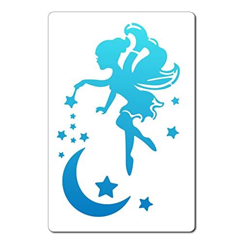 GORGECRAFT 7.9"X12"Fee Schablone Engel Schablone Mond Stern Wiederverwendbare Schablonen Kunststoff Zeichnung Malschablonen Schablone Zum Malen Auf Karton Wand Stoff Fliesen Leinwand Basteln GORGECRAFT 7.9"X12"Fee Schablone Engel Schablone Mond Stern Wiederverwendbare Schablonen Kunststoff Zeichnung Malschablonen Schablone Zum Malen Auf Karton Wand Stoff Fliesen Leinwand Basteln von GORGECRAFT