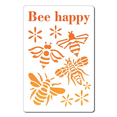 GORGECRAFT 7.9" x 12" Biene Happy Schablone Honey Templates Happy Word Wiederverwendbare Plastikzeichnung Malschablonen Vorlage Zum Malen Auf Karton Wand Stoff Fliesen Leinwand Handwerk GORGECRAFT 7.9" x 12" Biene Happy Schablone Honey Templates Happy Word Wiederverwendbare Plastikzeichnung Malschablonen Vorlage Zum Malen Auf Karton Wand Stoff Fliesen Leinwand Handwerk von GORGECRAFT