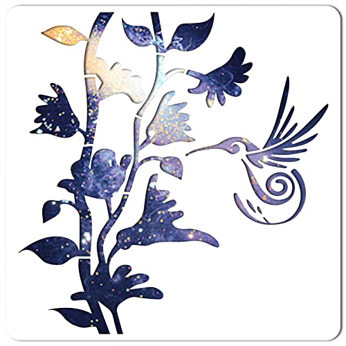 GORGECRAFT Blumen-Vogel-Schablone Große Wiederverwendbare Sommer-Vorlage 11.8x11.8 Zoll Blatt-Zeichnungs-Zeichen Zum Malen Auf Holzwand Scrapbook-Karte Bodenzeichnung von GORGECRAFT