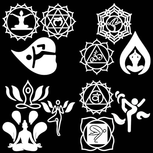GORGECRAFT Chakra Autoaufkleber Lotus Yoga Om Aum Namaste Selbstklebender Reflektierender PET Aufkleber Außendekor Für Autos Wasserdichter Stoßstangenaufkleber Für Helm Motorrad LKW Fenster GORGECRAFT Chakra Autoaufkleber Lotus Yoga Om Aum Namaste Selbstklebender Reflektierender PET Aufkleber Außendekor Für Autos Wasserdichter Stoßstangenaufkleber Für Helm Motorrad LKW Fenster von GORGECRAFT