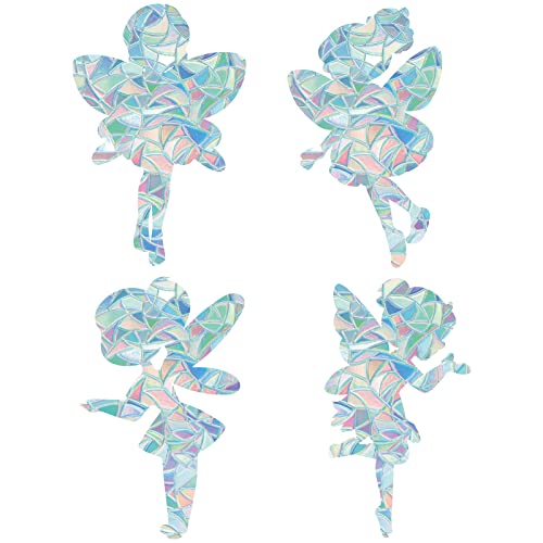 GORGECRAFT Fensteraufkleber Mit Engelsprismen 16St 4 Stile Engelsprisma Fensteraufkleber Regenbogen Statische Fensteraufkleber Nicht Klebende Vinylfolie Für Glasschiebetüren Fenster Verhindern GORGECRAFT Fensteraufkleber Mit Engelsprismen 16St 4 Stile Engelsprisma Fensteraufkleber Regenbogen Statische Fensteraufkleber Nicht Klebende Vinylfolie Für Glasschiebetüren Fenster Verhindern von GORGECRAFT
