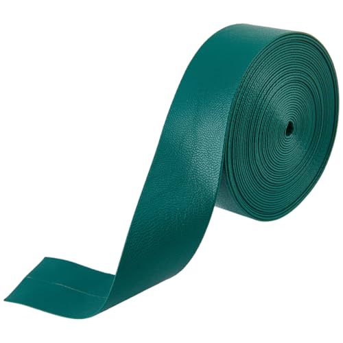 GORGECRAFT Foldover Lederstreifen, 5 m x 30 mm, flache Kunstlederschnur, PU-Kantenbesatz, 1 mm dick, dunkelgrün, Lammfell-Optik, Kunstlederriemen, Faden für Bastelarbeiten, Armbänder GORGECRAFT Foldover Lederstreifen, 5 m x 30 mm, flache Kunstlederschnur, PU-Kantenbesatz, 1 mm dick, dunkelgrün, Lammfell-Optik, Kunstlederriemen, Faden für Bastelarbeiten, Armbänder von GORGECRAFT