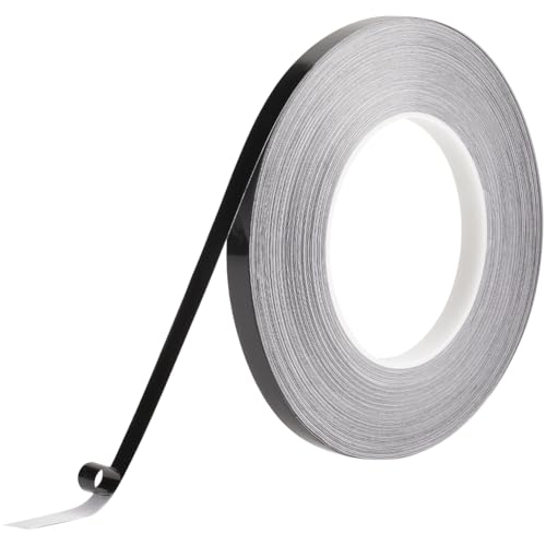 GORGECRAFT Glänzendes Polyesterfolienband 50 m X 10mm Selbstklebend Für Wandleisten Schwarzes Wasserfestes Dekorband Abziehbar Und Aufklebbar Spiegelbordüren Fliesen Dichtungsstreifen Für DIY Wandgraf GORGECRAFT Glänzendes Polyesterfolienband 50 m X 10mm Selbstklebend Für Wandleisten Schwarzes Wasserfestes Dekorband Abziehbar Und Aufklebbar Spiegelbordüren Fliesen Dichtungsstreifen Für DIY Wandgraf von GORGECRAFT