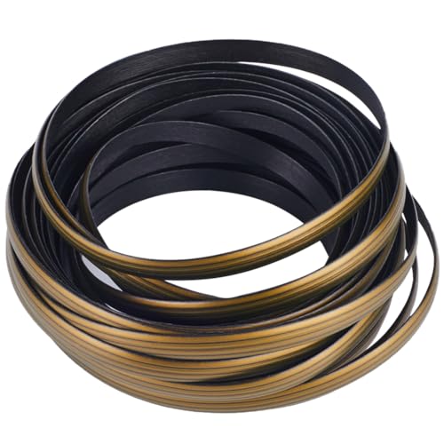 GORGECRAFT Gold Rattan-Reparaturset 10m Korbreparaturmaterial Kunststoff-Rattan-Wickerrolle Wasserdichtes Rattan-Fixiermaterial Für Garten- Und Terrassenmöbel Und Rattan-Stuhl-Sofa-Aufbewahrungskorb von GORGECRAFT