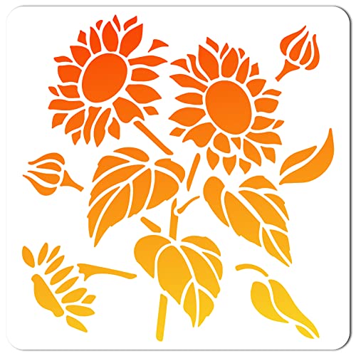 GORGECRAFT Große Sonnenblumen-Schablonen 12x12 zoll Wiederverwendbar Sonnenblumen-Schablone Blumenschablone Dekoration Zum Malen Auf Holz Wand Scrapbook Karte Boden Leinwand Fliesenzeichnung GORGECRAFT Große Sonnenblumen-Schablonen 12x12 zoll Wiederverwendbar Sonnenblumen-Schablone Blumenschablone Dekoration Zum Malen Auf Holz Wand Scrapbook Karte Boden Leinwand Fliesenzeichnung von GORGECRAFT
