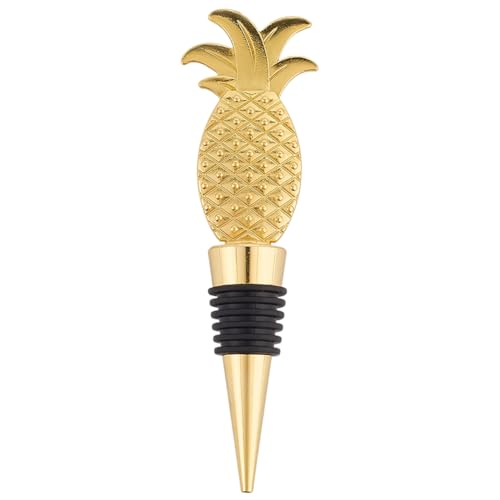 GORGECRAFT Weinverschluss Aus Glas Mit Ananas Motiv Weinflaschenverschluss Aus Zinklegierung Golden Wiederverwendbar Frucht Champagnerpumpe Dekor Für Männer Und Frauen Feiertage Einweihungsparty Weihn GORGECRAFT Weinverschluss Aus Glas Mit Ananas Motiv Weinflaschenverschluss Aus Zinklegierung Golden Wiederverwendbar Frucht Champagnerpumpe Dekor Für Männer Und Frauen Feiertage Einweihungsparty Weihn von GORGECRAFT