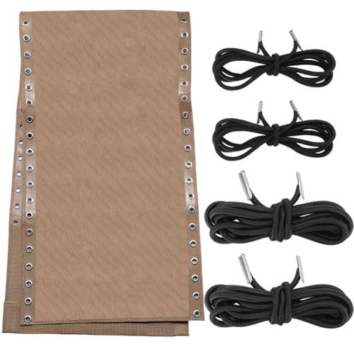 GORGECRAFT Zero Gravity Stuhl-Ersatzstoff Anti Schwerkraft Klapp Loungesessel Stoffteil Hellbraun Reparaturstoff Für Outdoor Stühle Reparaturset Für Anti Schwerkraft Stühle Mit Seil Für Campingst von GORGECRAFT