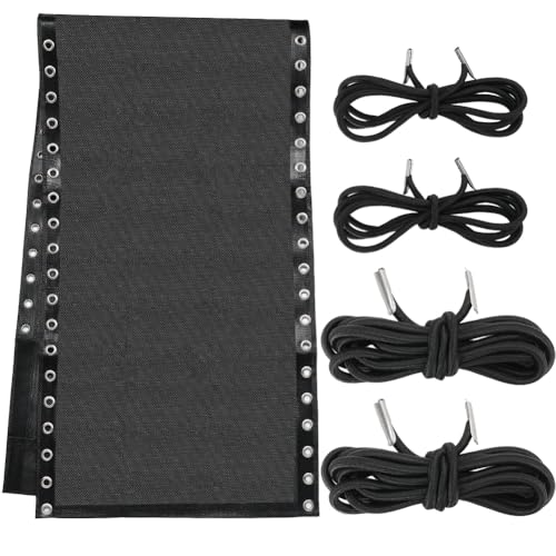 GORGECRAFT Zero Gravity Stuhl-Ersatzstoff Anti Schwerkraft Klapp Loungesessel Stoffteil Schwarzer Reparaturstoff Für Outdoor Stühle Mit Seil Für Campingstühle Garten Bungee Stuhl Sonnenliegen GORGECRAFT Zero Gravity Stuhl-Ersatzstoff Anti Schwerkraft Klapp Loungesessel Stoffteil Schwarzer Reparaturstoff Für Outdoor Stühle Mit Seil Für Campingstühle Garten Bungee Stuhl Sonnenliegen von GORGECRAFT