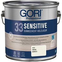 Gori - 33 Sensitiv-Lasur Weiß 2,50 ltr. von GORI