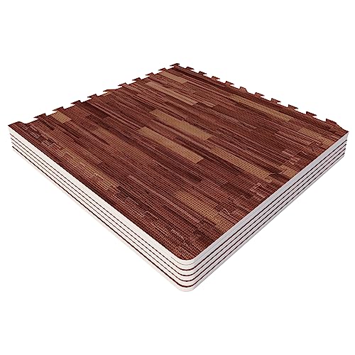 GORILLA SPORTS® Schutzmatten - 6 Matten mit 12 Endstücke, 60 x 60 x 1,2 cm, rutschfeste, Eva Schaumstoff, Farbwahl - Bodenschutzmatten Fitness, Bodenmatten, Puzzlematten, Unterlegmatten, Poolmatte von GORILLA SPORTS
