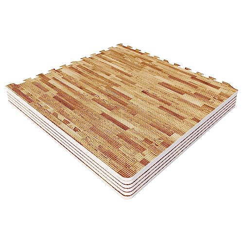 GORILLA SPORTS® Schutzmatten - 6 Matten mit 12 Endstücke, 60 x 60 x 1,2 cm, rutschfeste, Eva Schaumstoff, Farbwahl - Bodenschutzmatten Fitness, Bodenmatten, Puzzlematten, Unterlegmatten, Poolmatte von GORILLA SPORTS
