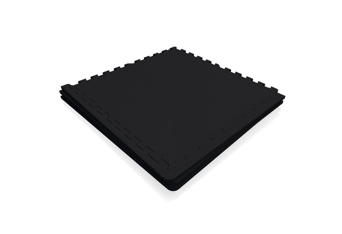 GORILLA SPORTS Bodenschutzmatte 4 Turnmatte, 8 Endstücke - Fitnessmatte, Puzzlematten, Unterlegmatte von GORILLA SPORTS