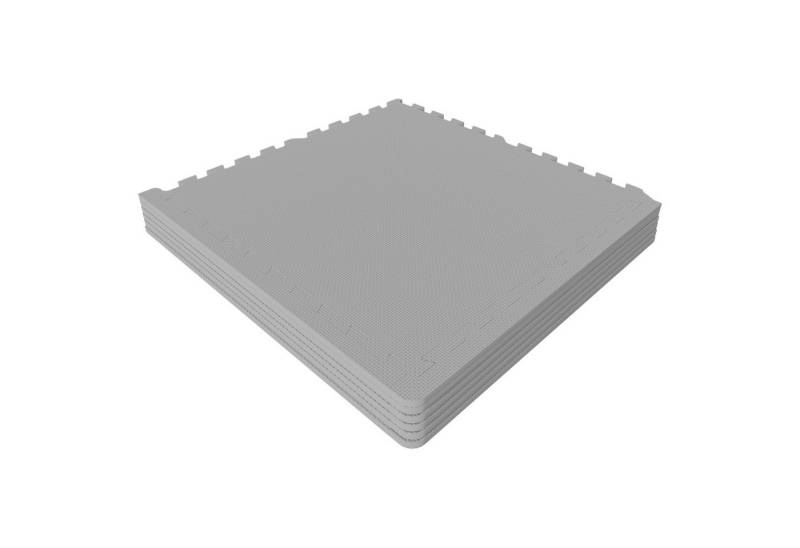 GORILLA SPORTS Bodenschutzmatte 6 Fitnessmatte, 12 Endstücke - Puzzlematte, Turnmatte, Unterlegmatte von GORILLA SPORTS
