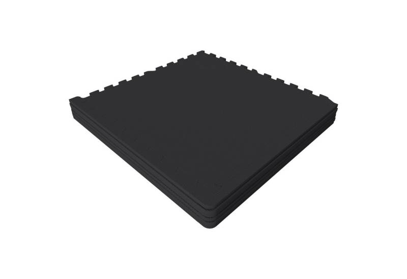 GORILLA SPORTS Bodenschutzmatte 6 Fitnessmatte, 12 Endstücke - Puzzlematte, Turnmatte, Unterlegmatte von GORILLA SPORTS