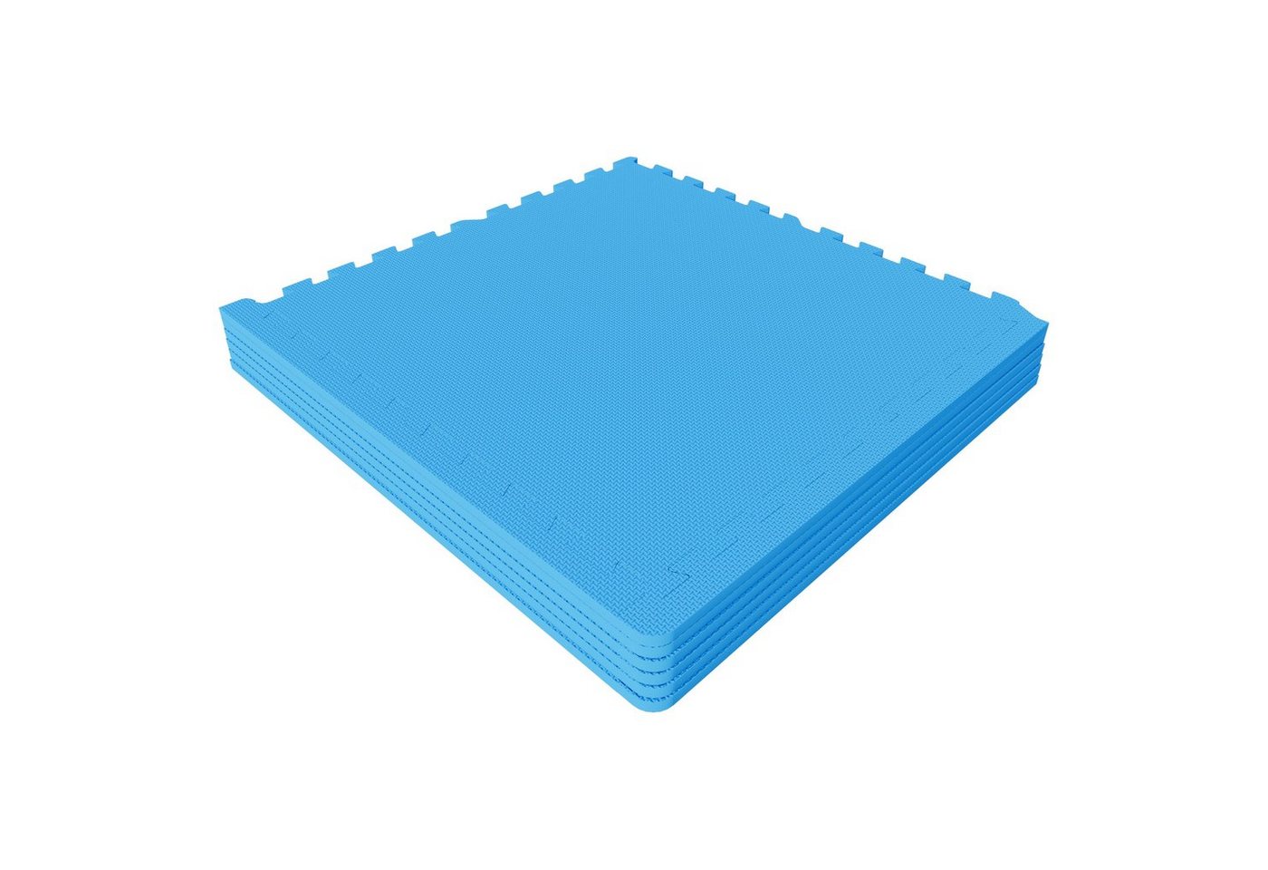 GORILLA SPORTS Bodenschutzmatte 6 Fitnessmatte, 12 Endstücke - Puzzlematte, Turnmatte, Unterlegmatte von GORILLA SPORTS