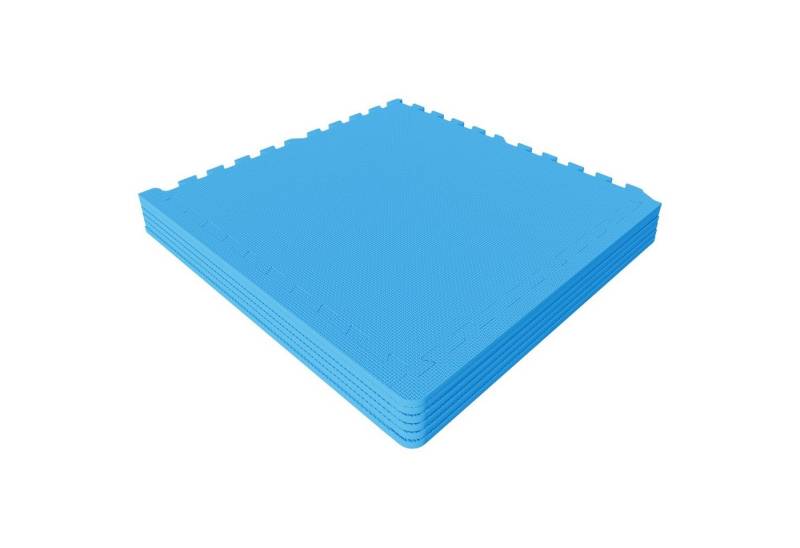 GORILLA SPORTS Bodenschutzmatte 6 Fitnessmatte, 12 Endstücke - Puzzlematte, Turnmatte, Unterlegmatte von GORILLA SPORTS