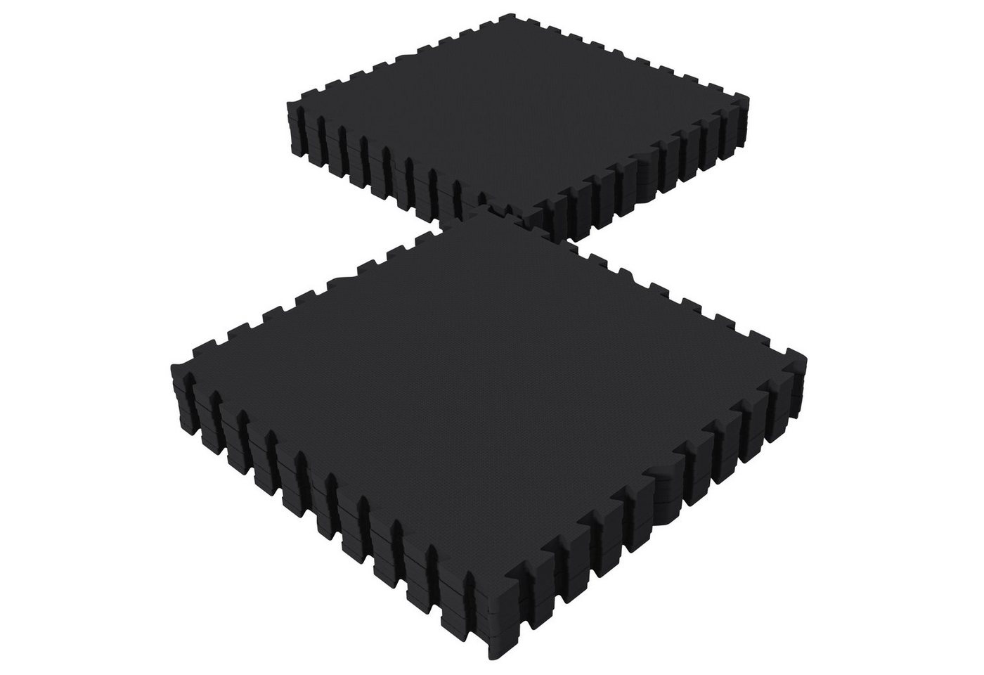 GORILLA SPORTS Bodenschutzmatte Set 16 Matten, 60x60x1,2 cm - Fitness Unterlegmatte, Trainingsmatte von GORILLA SPORTS