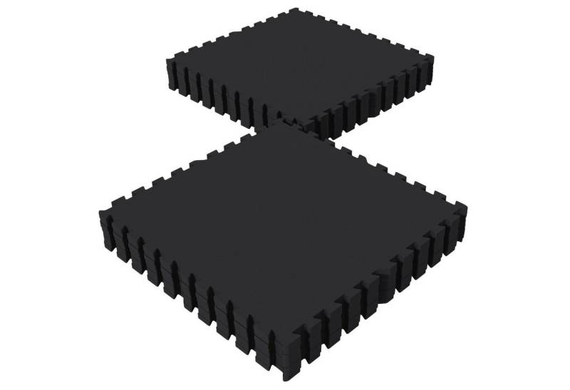 GORILLA SPORTS Bodenschutzmatte Set 16 Matten, 60x60x1,2 cm - Fitness Unterlegmatte, Trainingsmatte von GORILLA SPORTS
