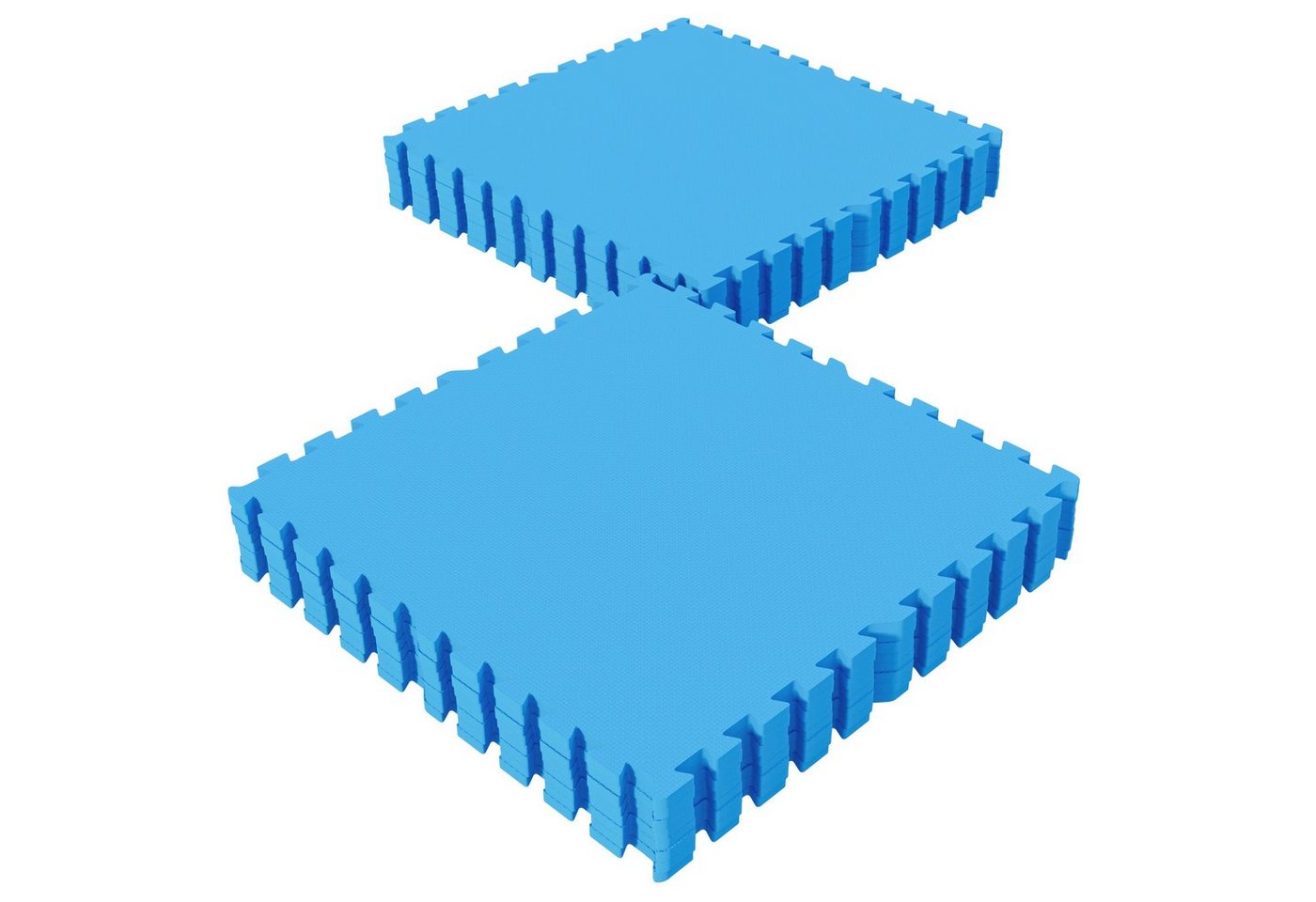 GORILLA SPORTS Bodenschutzmatte Set 16 Matten, 60x60x1,2 cm - Fitness Unterlegmatte, Trainingsmatte von GORILLA SPORTS