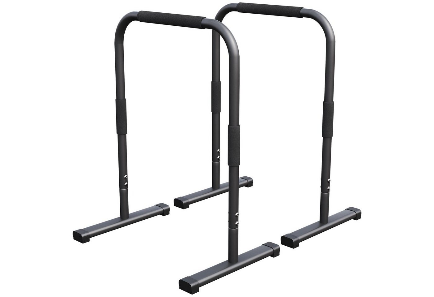 GORILLA SPORTS Griff Dip Barren, 2er Set 68x45x94cm, bis 200kg, rutschfest, Stahl, Farbwahl von GORILLA SPORTS