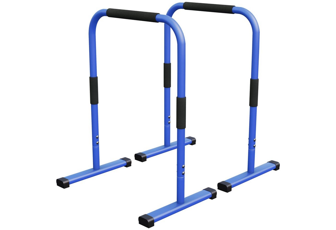 GORILLA SPORTS Griff Dip Barren, 2er Set 68x45x94cm, bis 200kg, rutschfest, Stahl, Farbwahl von GORILLA SPORTS