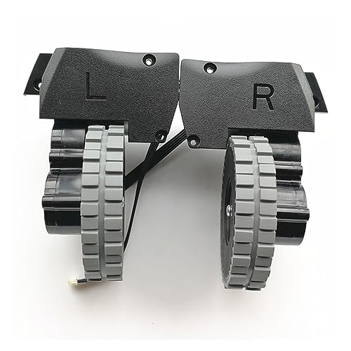 GORMEL Staubsauger Rechts Links Rad Motor Montage Kompatibel for SilverCrest SSRA1 Roboter Staubsauger Ersatzteile Räder Motor (Color : R and L Wheel) von GORMEL