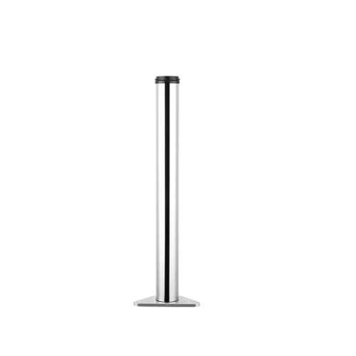GORVIC 1 Stück Metall Tischbeine,Durchmesser 60 mm,Höhenverstellbare Möbelfüße,Edelstahl Stützfüsse,für Frühstückstisch,Arbeitsplatten,Benutzerdefinierte Höhe,mit Schrauben (100cm,Silver-B) von GORVIC