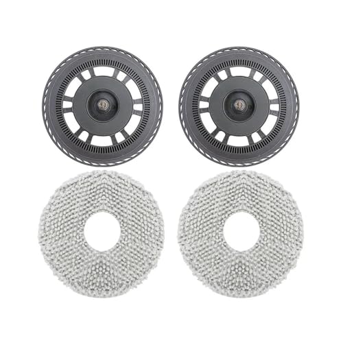 2 STÜCKE Mopptuchhalter Mopphalterung, Kompatibel For Dreame, L20 Ultra/X30 Ultra/X40 Ultra Staubsaugerzubehör(4pcs) von GORZAQFOR