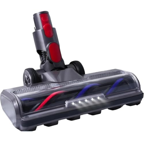 Ersatz-Staubsaugerkopf, kompatibel mit Dyson V7 V8 V10 V11 V15, Turbinenbürsten-Bodenkopf mit 5 LED-Leuchten for Teppiche Ersatz-Staubsaugerkopf, kompatibel mit Dyson V7 V8 V10 V11 V15, Turbinenbürsten-Bodenkopf mit 5 LED-Leuchten for Teppiche von GORZAQFOR