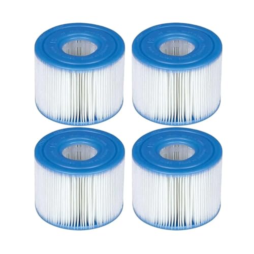 Filter, Kompatibel Mit Intex PureSpa, Kompatibel Mit 29001E Aufblasbare Whirlpool Und Spa Modelle Schwimmbad Filter(4pcs.) von GORZAQFOR