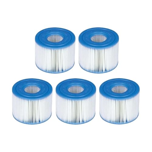 Filter, Kompatibel Mit Intex PureSpa, Kompatibel Mit 29001E Aufblasbare Whirlpool Und Spa Modelle Schwimmbad Filter(5pcs) von GORZAQFOR