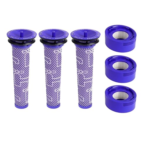 Filter-Ersatz-Staubsauger-Set, Kompatibel Mit Dyson V7 V8 Absolute, Animal Akku-Staubsauger, Vorfilter Und Nachfilter, Ersatzteile(6pcs) von GORZAQFOR